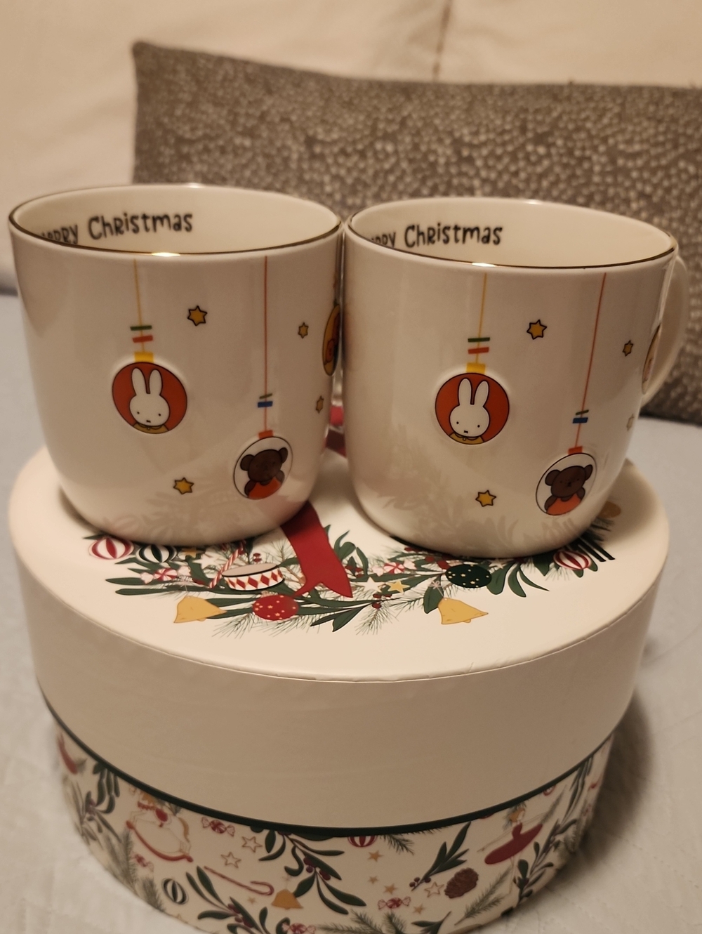 Miffy Mugs X 2 And Heavy Duty Hatbox